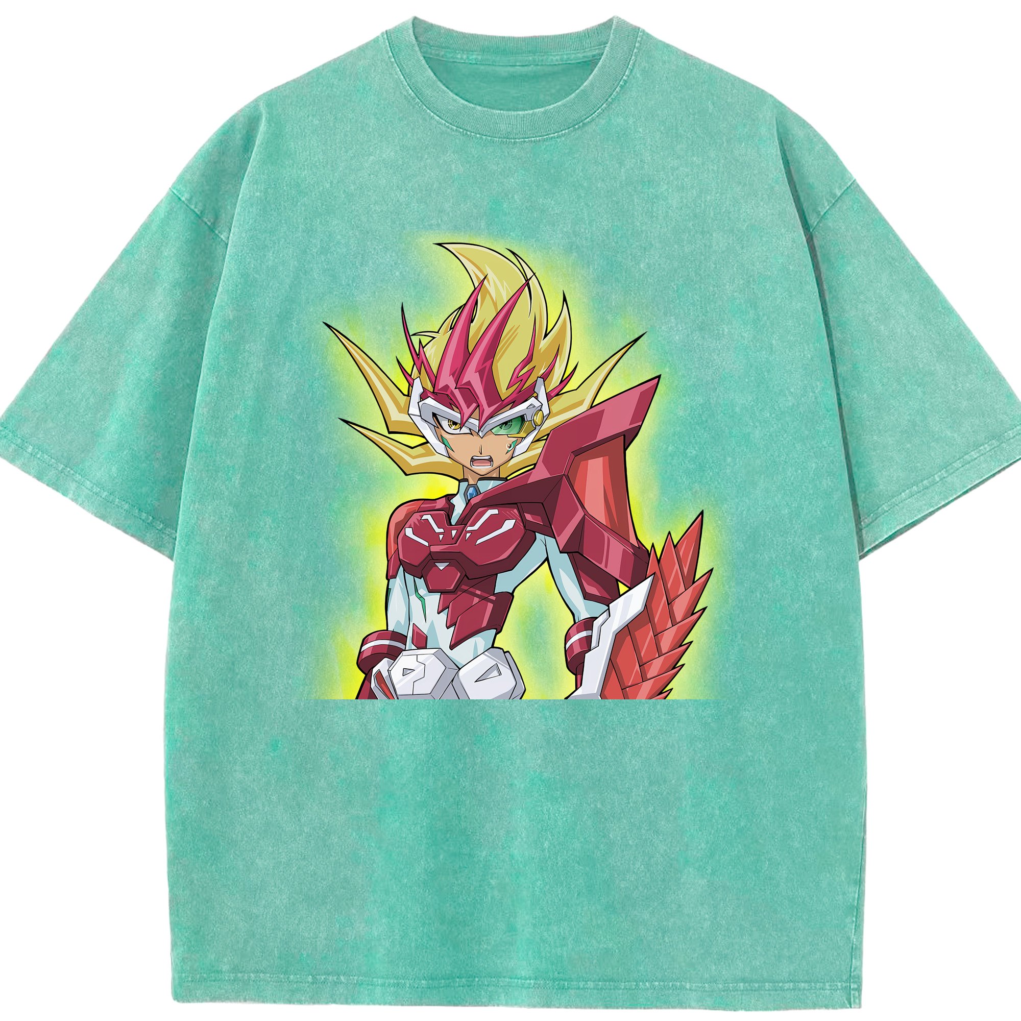 （画像用） 遊☆戯☆王 Yu-Gi-Oh! 綿100% ヴィンテージ風 半袖Tシャツ（フロントプリント）